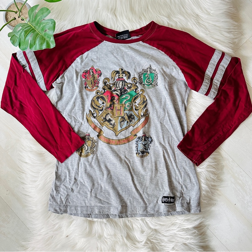 Harry Potter Long Sleeve Baseball T-Shirt, 14-16